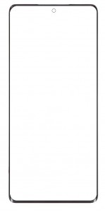 Replacement Front Glass For Honor X9a 5g Black By - Maxbhi Com