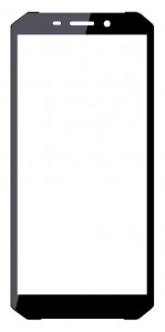 Replacement Front Glass For Oukitel Wp18 Pro Black By - Maxbhi Com