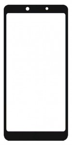 Replacement Front Glass For Itel A55 White By - Maxbhi Com