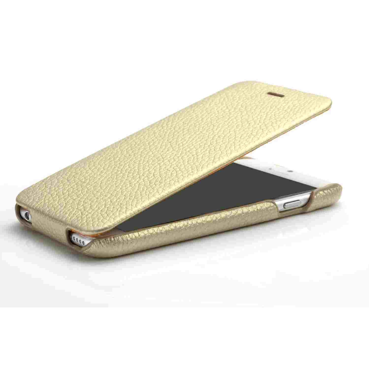 Flip Cover for Apple iPhone 5s Gold