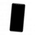 Camera Lens Glass with Frame for Allview P10 Style Black