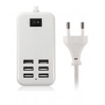 6 Port Multi USB HighQ Fast Charger for Videocon Metal Pro 2 - Maxbhi.com