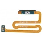 Fingerprint Sensor Flex Cable For Samsung Galaxy A12 2021 Black By - Maxbhi Com