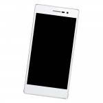 Middle Frame Ring Only for Huawei Ascend P7 with Dual sim White