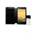 Flip Cover for Zen Ultrafone Sonic 1 - Black