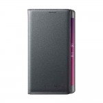 Flip Cover for Intex Aqua Q4 - Grey