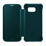 Flip Cover for Samsung Galaxy S6 Edge - Green
