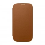Flip Cover For Alcatel One Touch Hero 2 Plus Brown - Maxbhi Com
