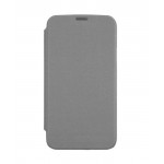 Flip Cover For Celkon Millennia Q452 Grey By - Maxbhi Com