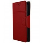 Flip Cover for Celkon A10 3G Campus Series - Red