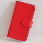Flip Cover for Celkon A407 - Red
