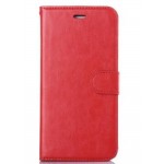 Flip Cover for Celkon Q550 - Red