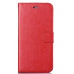 Flip Cover for Celkon Q550 - Red