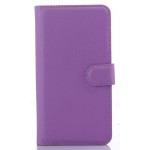 Flip Cover for Intex Aqua V Plus - Purple