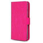 Flip Cover for Intex Aqua Y4 - Pink