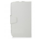 Flip Cover for Celkon Millennia Me Q54 Plus Dual Sim - White