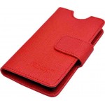 Flip Cover for iBall Enigma Plus - Red