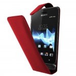 Flip Cover for Sony Xperia Tipo - Red