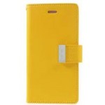 Flip Cover for Celkon Millennia Me Q54 Plus Dual Sim - Yellow