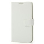 Flip Cover for Lava Iris Fuel 10 - White