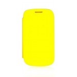 Flip Cover for Maxx Genx Droid7 AX356 - Yellow