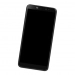 Camera Lens Glass with Frame for Itel S42 Black