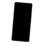 Lcd Frame Middle Chassis For Tecno Pova 6 Problack By - Maxbhi Com