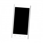 Middle Frame Ring Only for Salora Njoy X E6 White