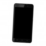 Camera Lens Glass with Frame for Wiko Robby 2 Black