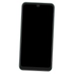 Lcd Frame Middle Chassis For Itel A04 Black By - Maxbhi Com