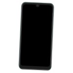 Lcd Frame Middle Chassis For Itel A04 Cyan By - Maxbhi Com