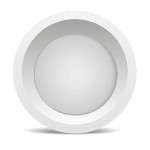 10 Watt LED Cool Round Down Light - 120 mm, White