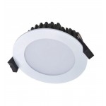 12 Watt LED Waves Round Down Light - 140 mm, White