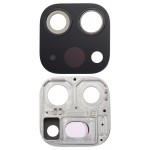 Camera Lens Glass With Frame For Apple Ipad Pro 11inch 2022 Black By - Maxbhi Com