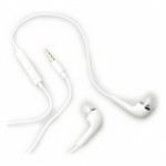 Earphone for Adcom X14 Chatty - Handsfree, In-Ear Headphone, White