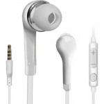 Earphone for Alcatel J636D Plus - Handsfree, In-Ear Headphone, 3.5mm, White