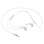 Earphone for Alcatel One Touch Scribe Easy 8000D with dual SIM - Handsfree, In-Ear Headphone, White