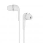 Earphone for Alcatel One Touch X-Pop - Handsfree, In-Ear Headphone, 3.5mm, White