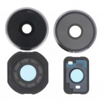 Camera Lens Glass With Frame For Xiaomi Poco F6 Black By - Maxbhi Com