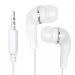 Earphone for Spice Blueberry Aura - Handsfree, In-Ear Headphone, White