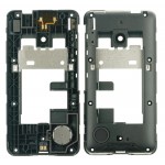Middle Frame Ring Only For Nokia Lumia 530 Rm1017 White By - Maxbhi Com