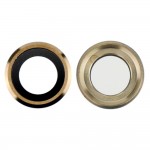 Camera Lens Glass With Frame For Apple Iphone 6s Gold By - Maxbhi Com