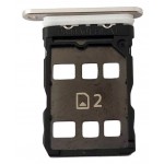 Sim Card Holder Tray For Zte Axon 40 Ultra Silver - Maxbhi Com