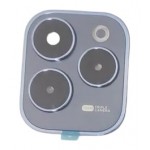 Camera Lens Glass With Frame For Infinix Hot 40 Pro Black By - Maxbhi Com