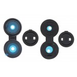 Camera Lens Glass With Frame For Xiaomi Redmi 13 5g Black By - Maxbhi Com