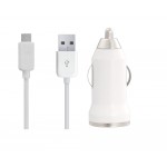 Car Charger for Alcatel Onetouch Idol X 6040D with USB Cable