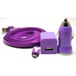 3 in 1 Charging Kit for A&K A 666 with USB Wall Charger, Car Charger & USB Data Cable