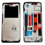 Lcd Frame Middle Chassis For Oppo K12x 5g Black By - Maxbhi Com