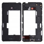 Middle Frame Ring Only For Nokia Lumia 635 Orange By - Maxbhi Com