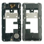 Middle Frame Ring Only For Nokia Lumia 530 Black By - Maxbhi Com